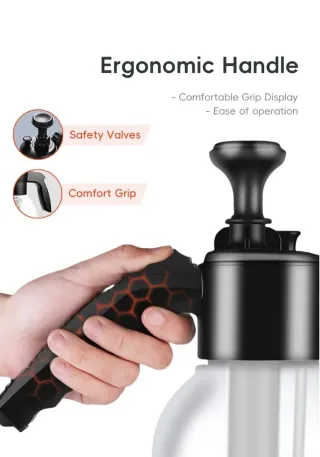 Pulverizador Espumador Coche/Jardín 2000ml Blanco