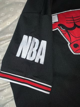 Camiseta New Era Chicago Bulls Negra