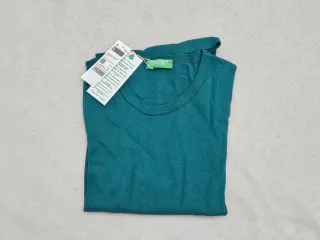 Camiseta Benetton verde manga larga