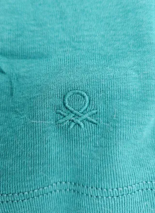 Camiseta Benetton verde manga larga