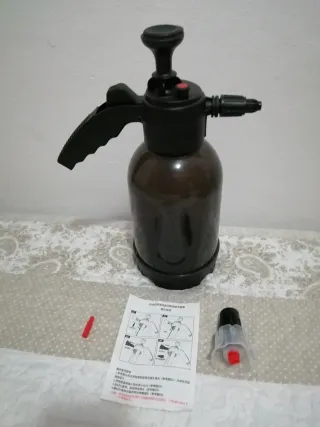 Pulverizador Espumador Coche/Jardín 2000ml Negro