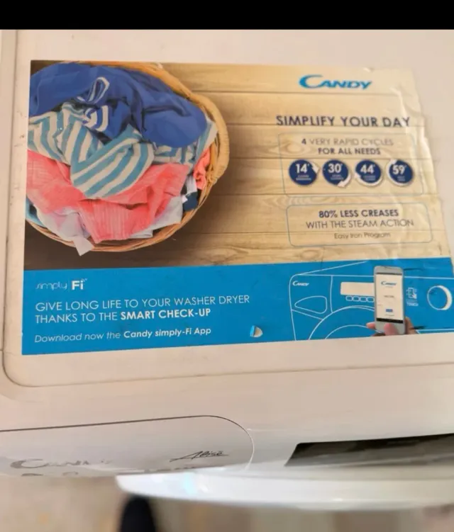 Lavadora y Secadora Candy AAA 8kg