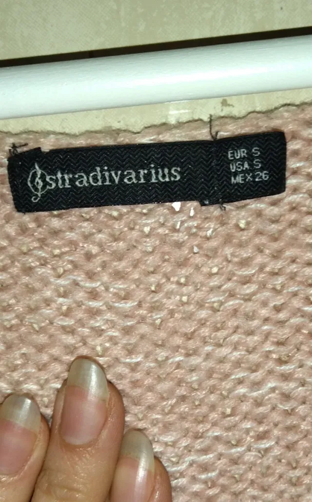 Jersey Stradivarius rosa tamanho S