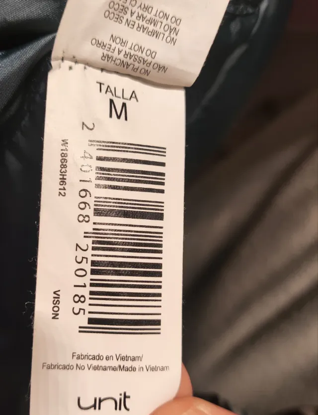 Giubbotto invernale imbottito