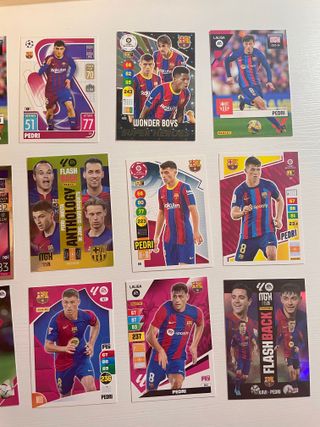 Mega Lote 15 Cromos Pedri FC Barcelona