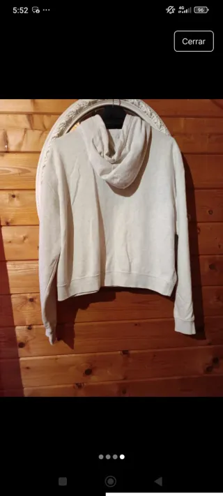 Sudadera Nike Mujer gris  y blanco