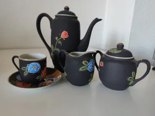 JUEGO DE TÉ o CAFÉ PORCELANA JAPONESA VINTAGE