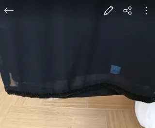 Vestido negro fiesta/evento Morgan