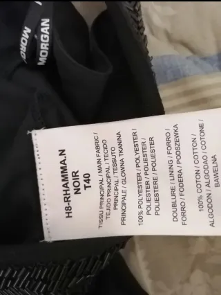 Vestido negro fiesta/evento Morgan