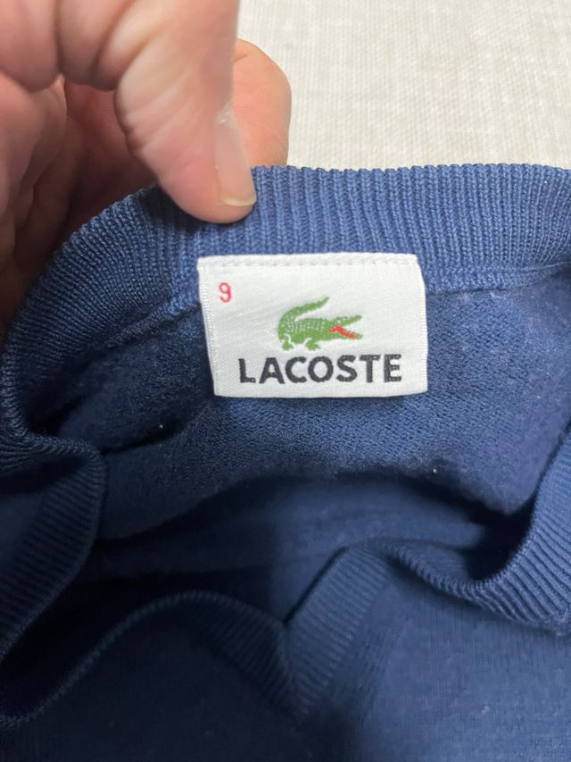 Jersey Lacoste Azul Talla XL