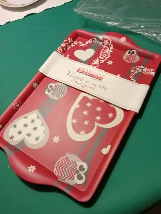 Vassoio Brandani Cuori e Civette