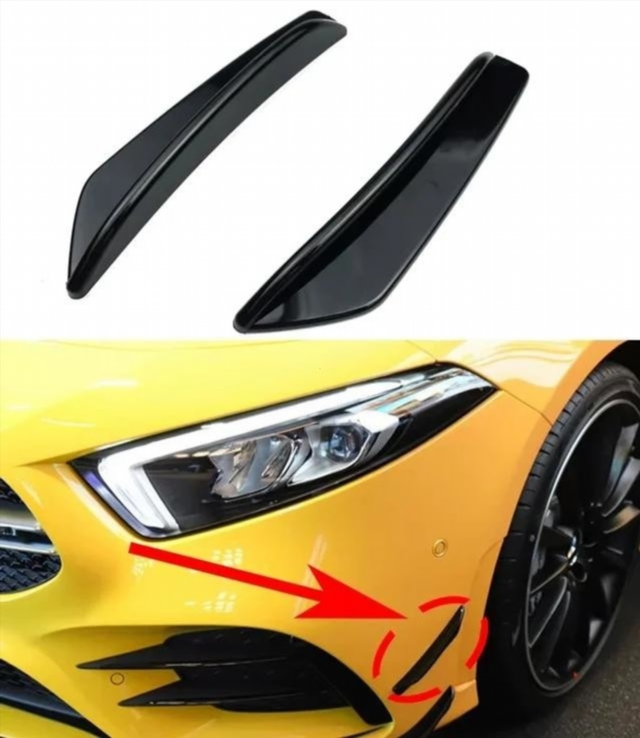 Canards laterales aletas divisores de labio embel