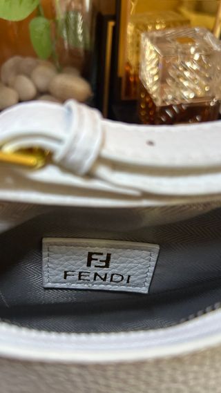 Bolso Fendi Blanco y Verde