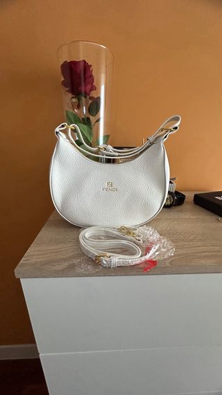 Bolso Fendi Blanco y Verde