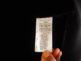 Chaqueta Carhartt Térmica Negra