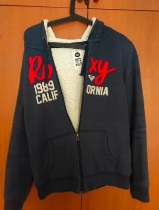 Sudadera Roxy polar azul