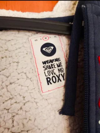 Sudadera Roxy polar azul