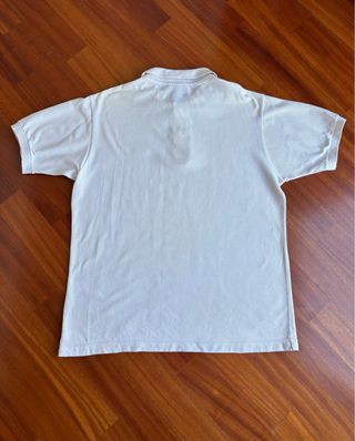 Polo Lacoste Cotone Panna Taglia L