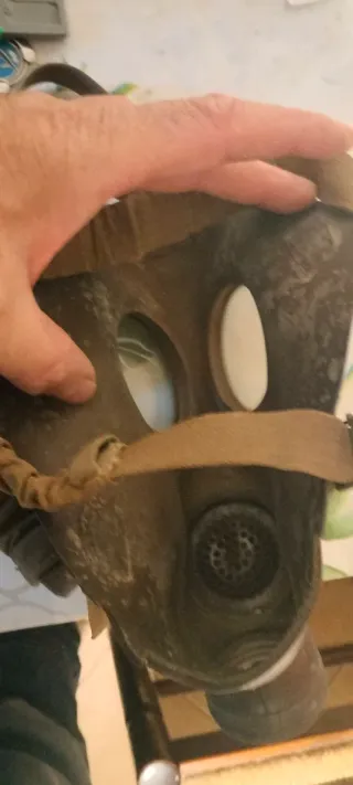 Maschera antigas vintage