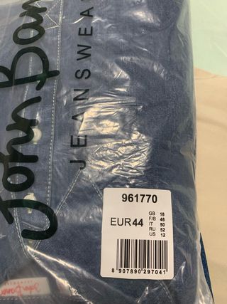 Camisa vaquera John Baner Talla 44