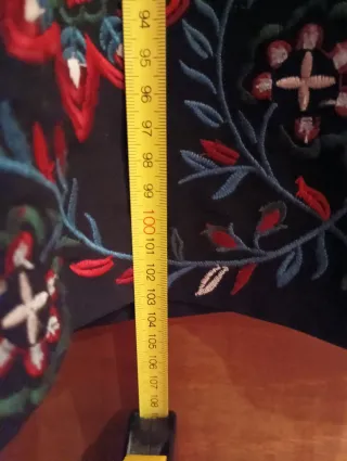 VESTIDO BORDADO NUEVO DE ZARA