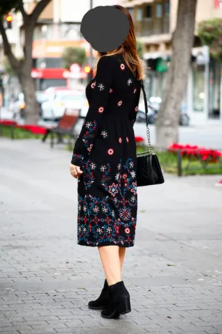 VESTIDO BORDADO NUEVO DE ZARA