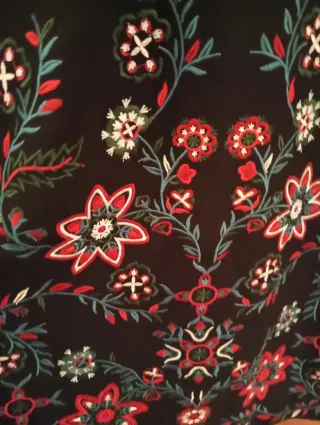 VESTIDO BORDADO NUEVO DE ZARA