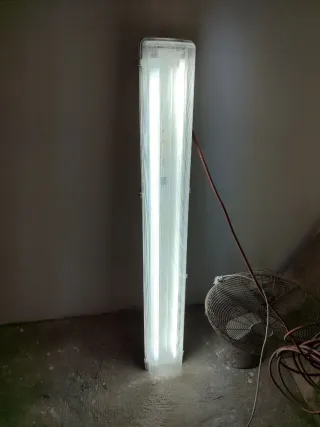 Plafón de tubo para nave o interior