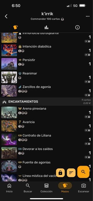 Mazo Magic K'rrik Commander 100 cartas