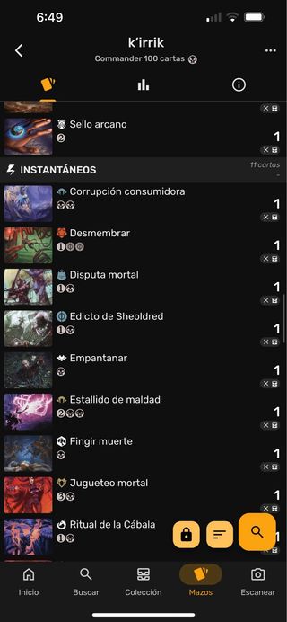 Mazo Magic K'rrik Commander 100 cartas