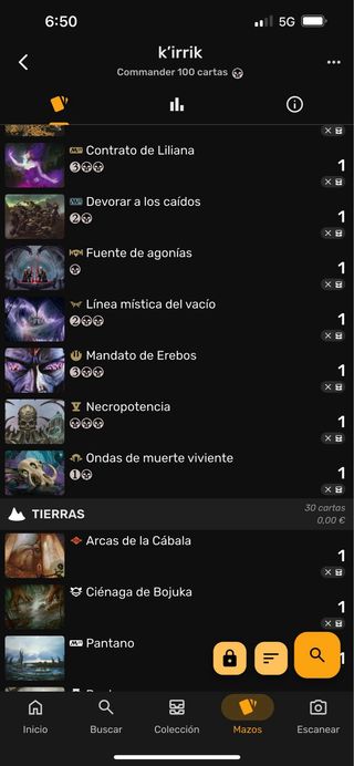 Mazo Magic K'rrik Commander 100 cartas