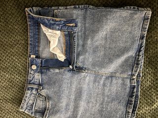 Falda vaquera azul Talla S/36