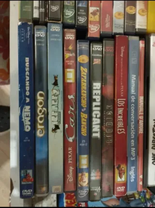 Lote Películas DVD Animadas Familiares