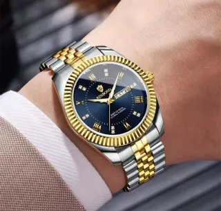 Reloj BINBOND Hombre Oro y Plata