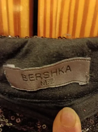 Falda lentejuelas negra