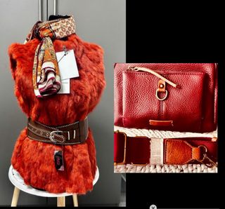 Conjunto Chaleco, Cinturón y Pañuelo a estrenar.