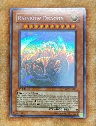 Yu-Gi-Oh! Rainbow Dragon TAEV-EN006 1st Ed