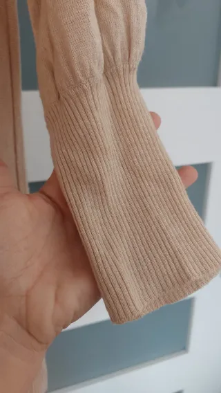 Abito lana e cashmere beige taglia unica