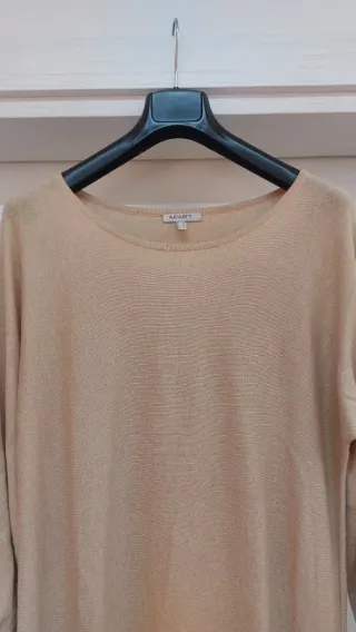 Abito lana e cashmere beige taglia unica