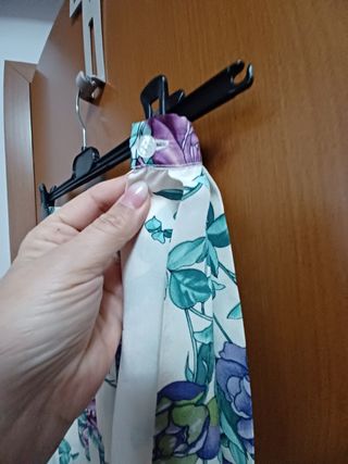 Gonna vintage seta multicolor