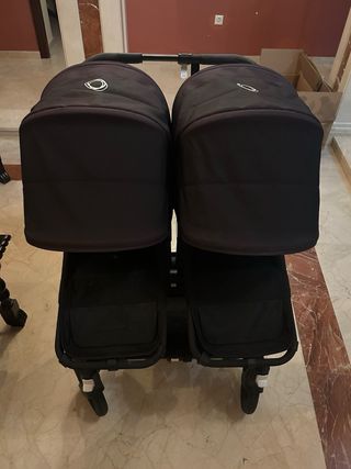 Carro Gemelar Bugaboo Donkey 3 Negro