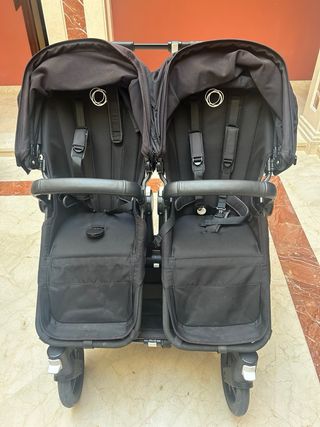 Carro Gemelar Bugaboo Donkey 3 Negro