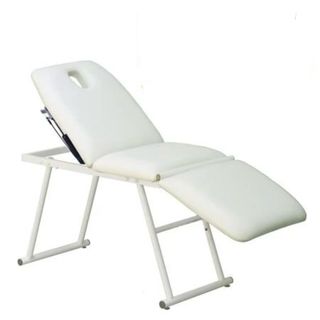 Camilla blanca ajustable