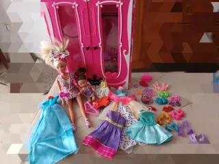 Armadio Barbie rosa