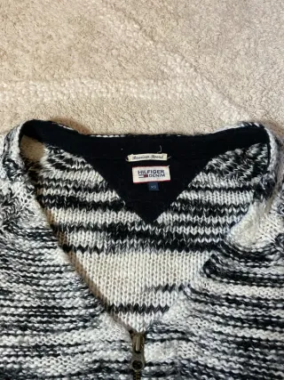 Jersey Tommy Hilfiger Lana Negro Blanco