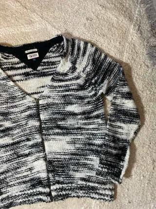 Jersey Tommy Hilfiger Lana Negro Blanco