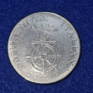 Moneta 100 Lire Accademia Navale Livorno 1981 comm