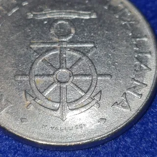 Moneta 100 Lire Accademia Navale Livorno 1981 comm