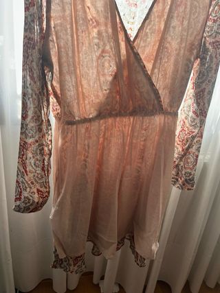 Vestido corto estampado