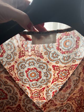 Vestido corto estampado